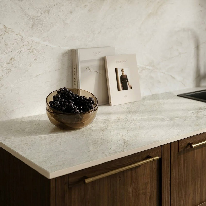 Plan de travail sur mesure en céramique Dekton® Evok